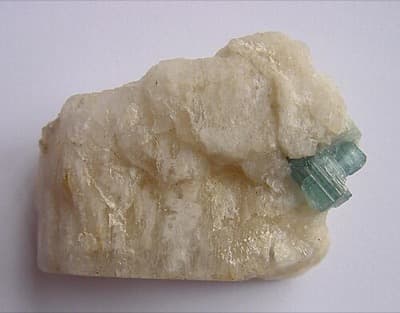 Beryllonite crystal