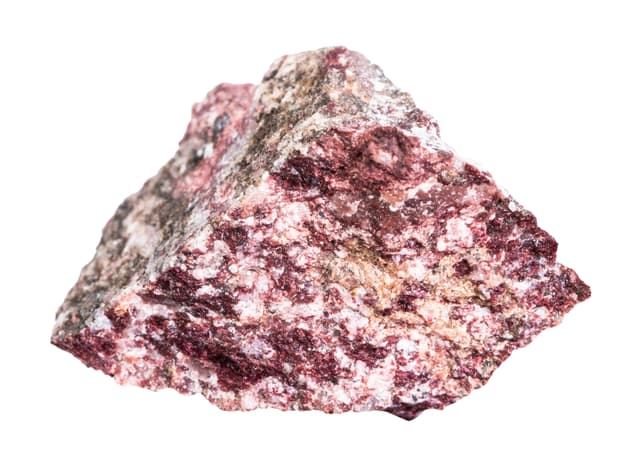 Piemontite crystal