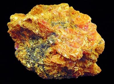 Realgar crystal