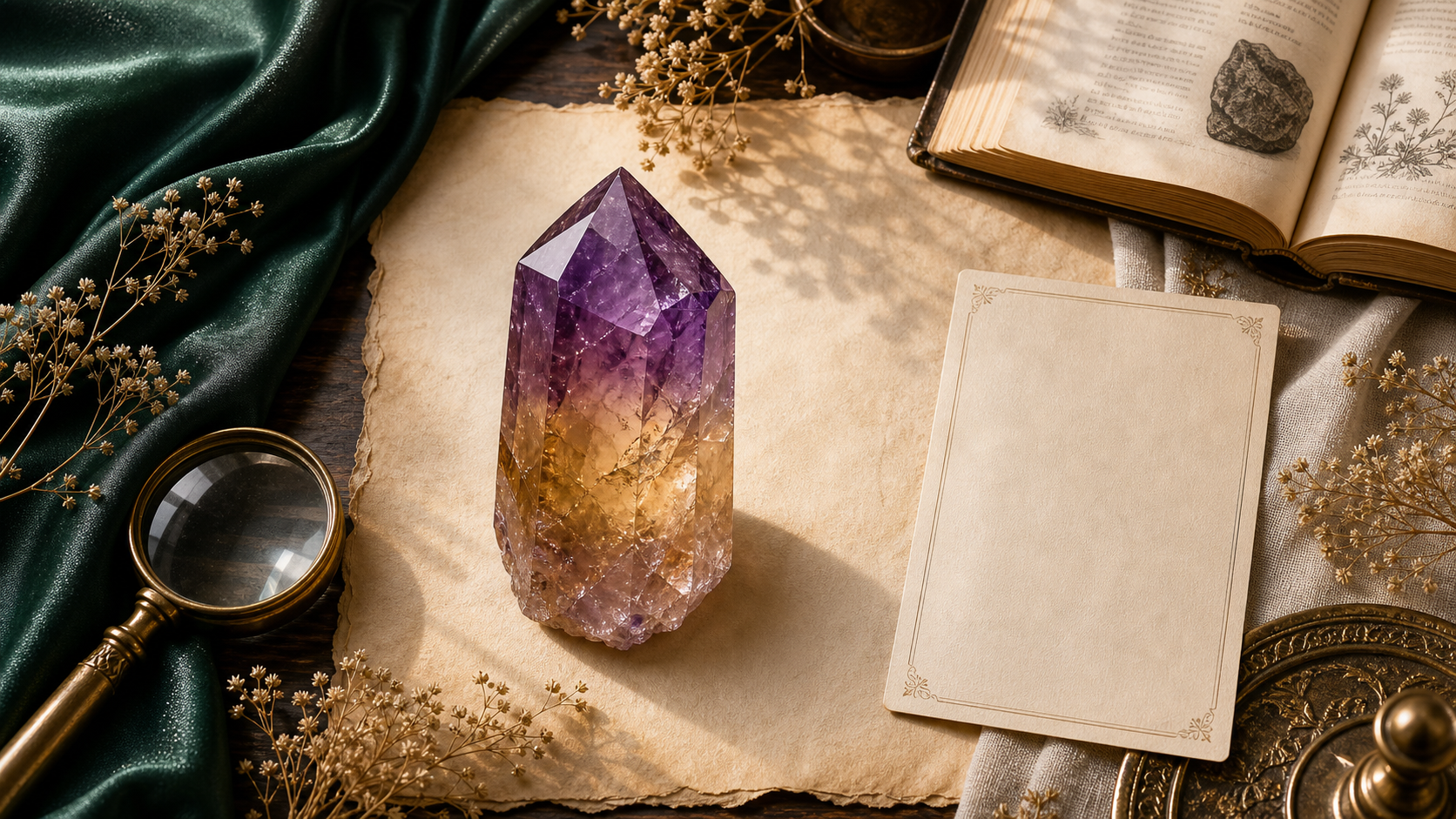 Ametrine crystal