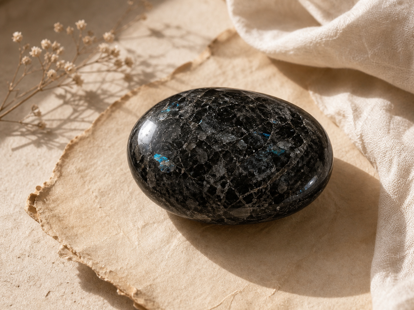Galaxyite crystal