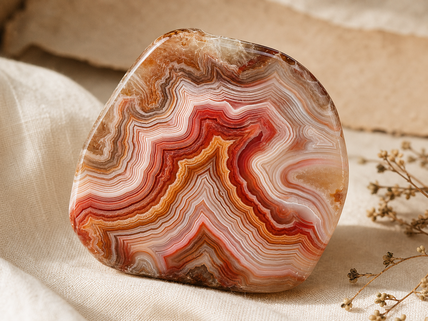Laguna Agate crystal