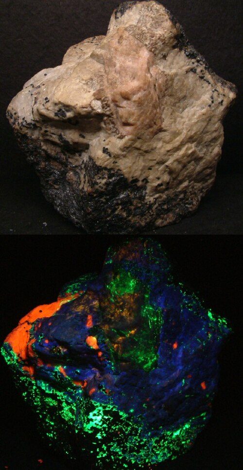 Bustamite crystal