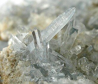 Celestobarite crystal