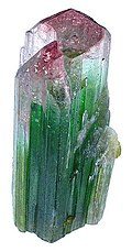 Elbaite Tourmaline crystal