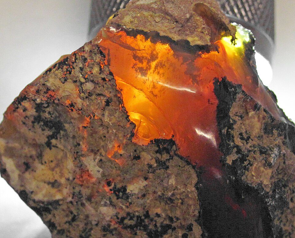 Fire Opal crystal
