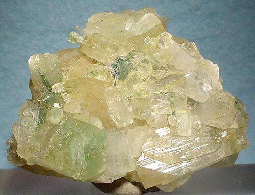 Green Apophyllite Green Variety crystal