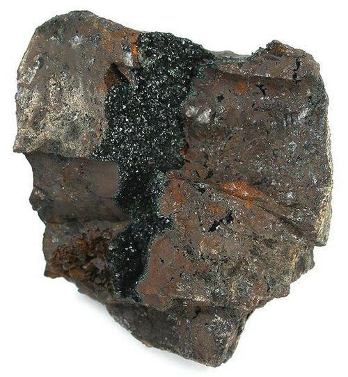 Libethenite crystal