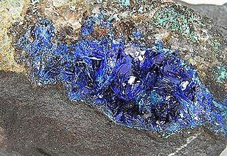 Linarite crystal