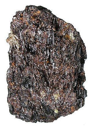 Painite crystal