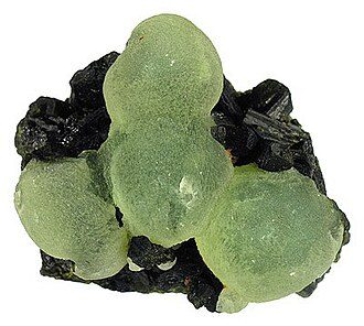Prehnite With Epidote crystal