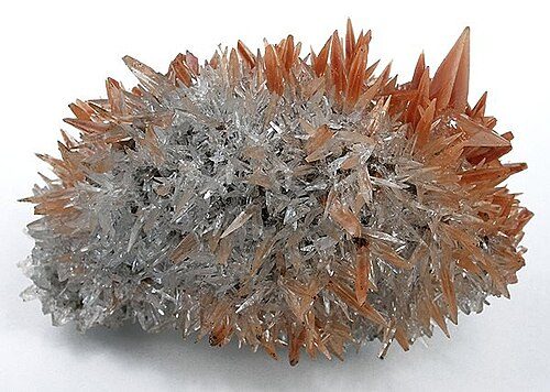 Red Calcite crystal