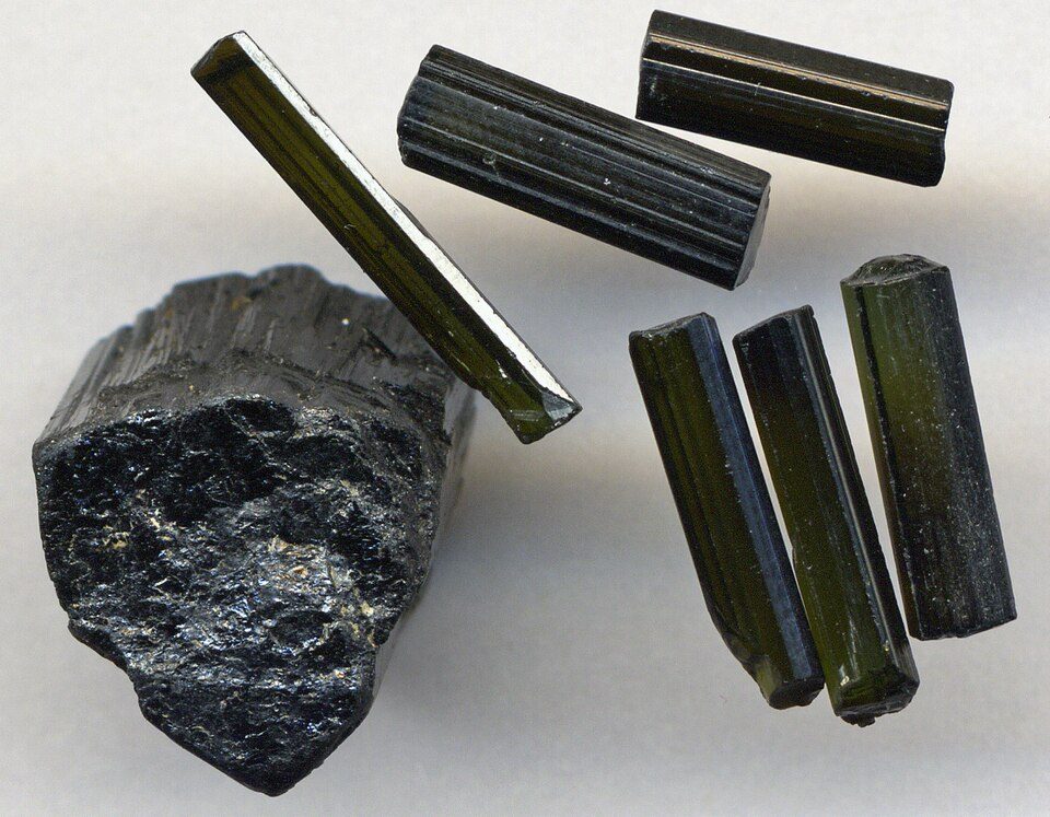 Schorl crystal