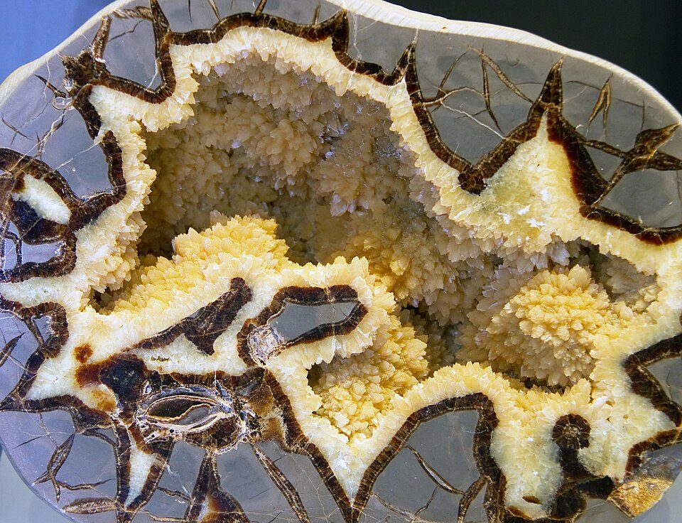 Septarian With Calcite crystal