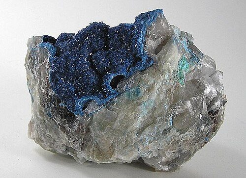 Shattuckite crystal